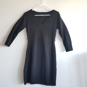 Black sweater dress